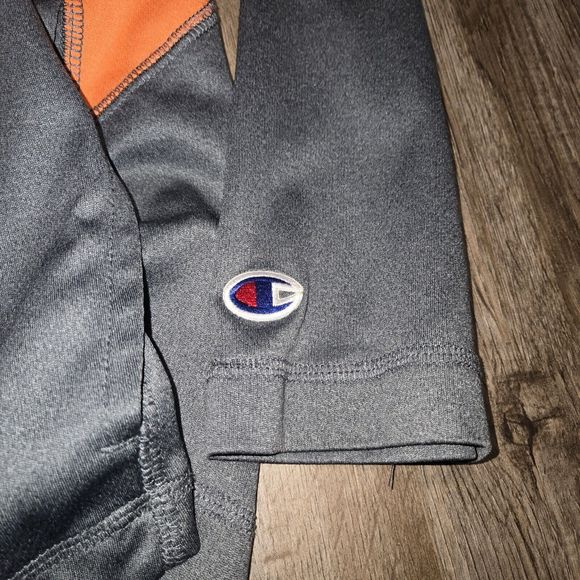 Champion 1/4 Zip OSU Oklahoma State Cowboys Gray Pullover Size Medium M - Picture 7 of 11